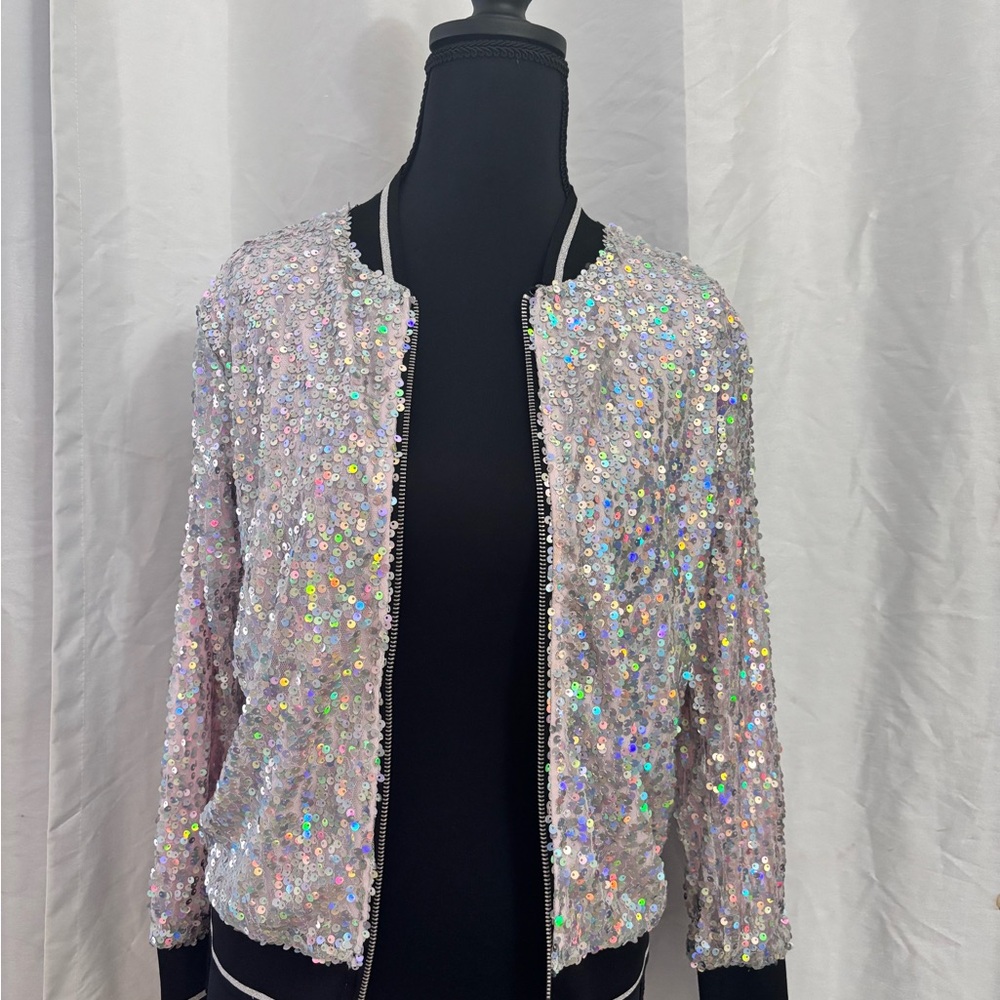 Girl’s Sequin Embellished Jacket
